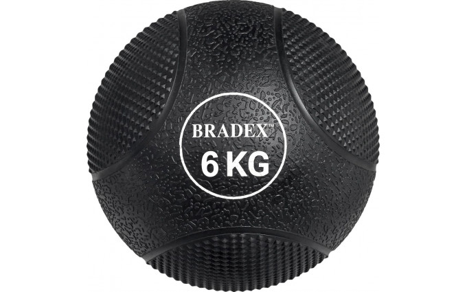 Медбол резиновый, Bradex SF 0775, 6кг