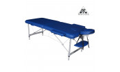 Массажный стол Dfc Nirvana,  Elegant Luxe, 186cm*70cm*4cm, алюм. ножки, цвет голубой (Navy)