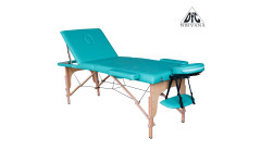 Массажный стол DFC NIRVANA, Relax Pro,  дерев. ножки, цвет зеленый (Green)