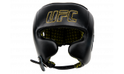 Шлем с защитой щек на шнуровке UFC (Черный - M)